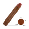 Barbara - BAILE Gode vibrant Baile Dybbuk 20 x 4cm Marron